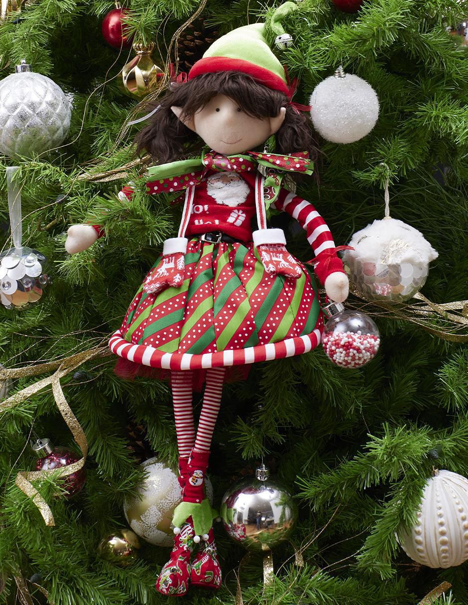 Ornamento Navidad duende Funny 2