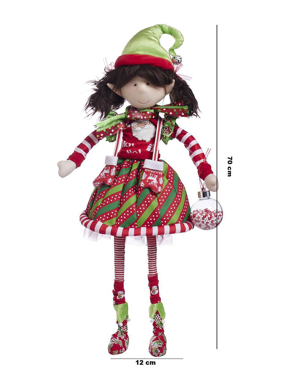 Ornamento Navidad duende Funny 5