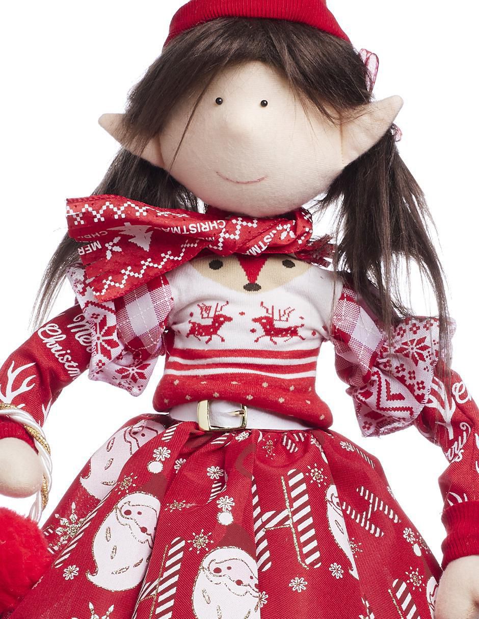 Ornamento Navidad duende Candy Cane 3