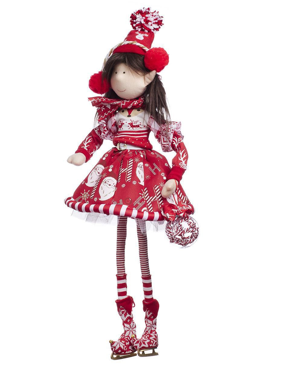 Ornamento Navidad duende Candy Cane 4