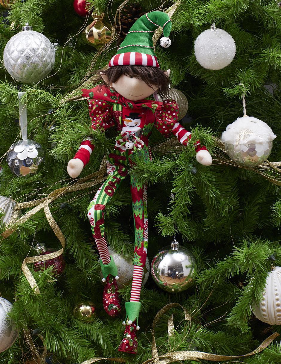 Ornamento Navidad duende Funny 2