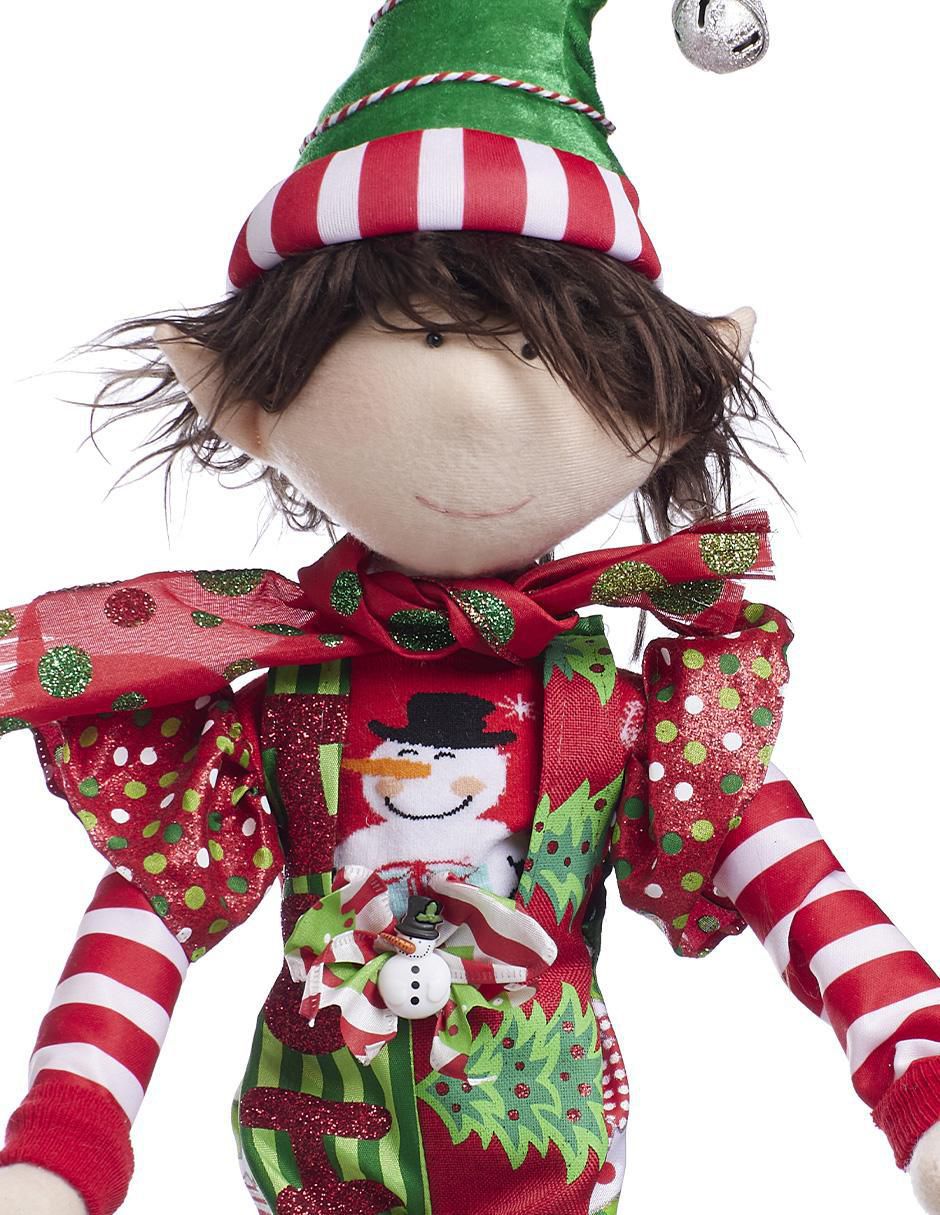 Ornamento Navidad duende Funny 3