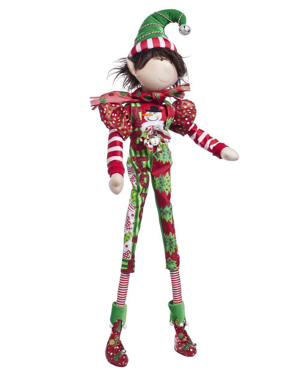 Ornamento Navidad duende Funny 4