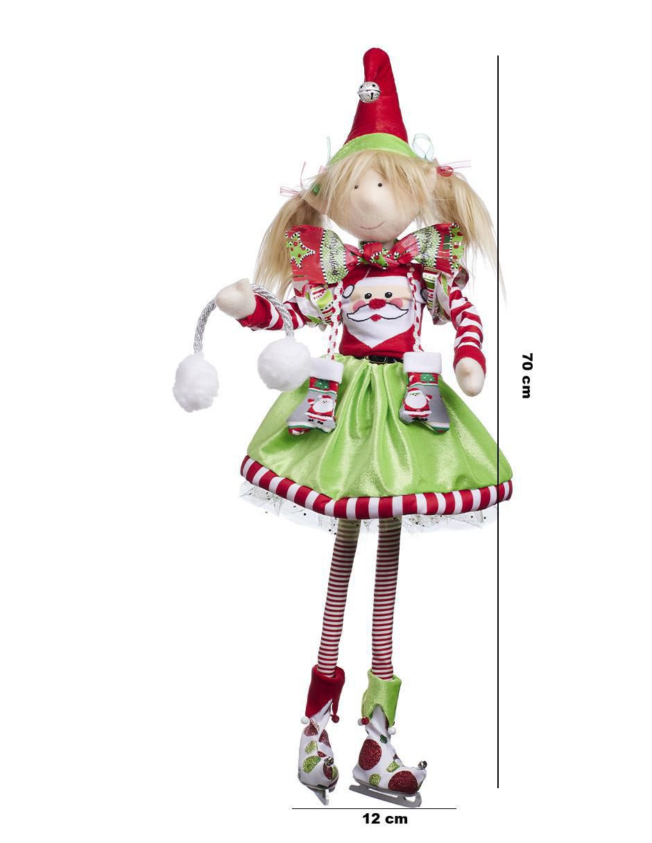 Ornamento Navidad duende Funny 5