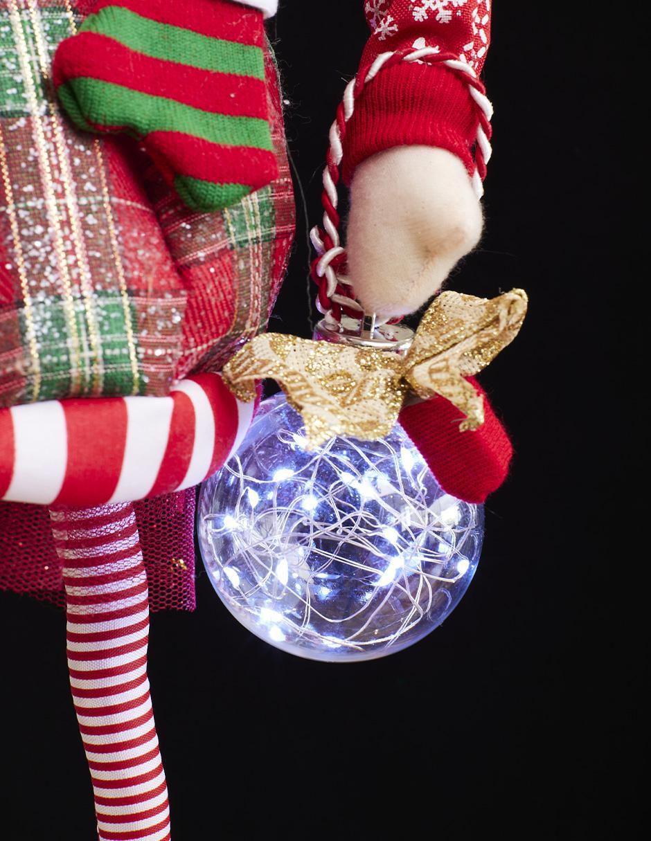 Ornamento Navidad duende Classic Xmas