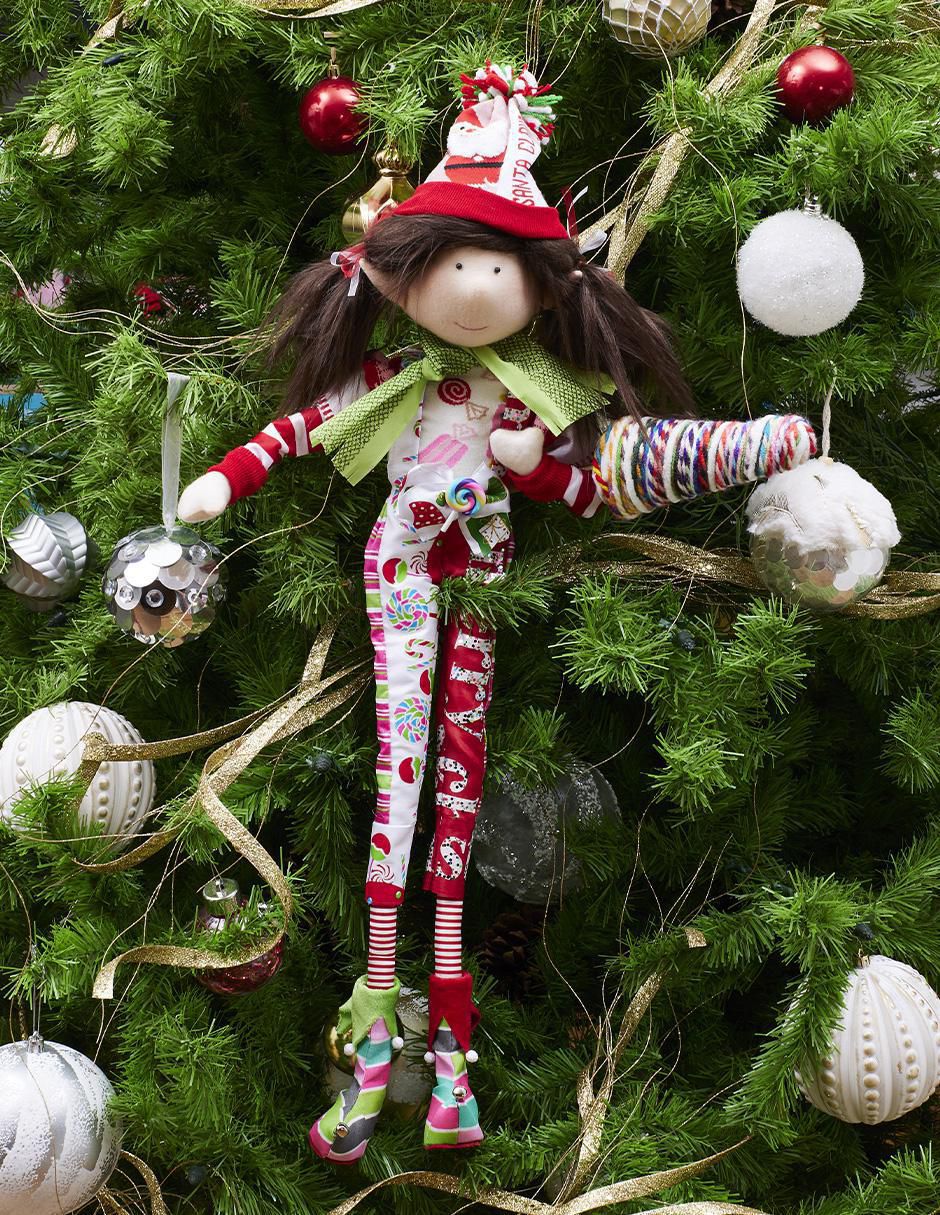 Ornamento Navidad duende Funny 2