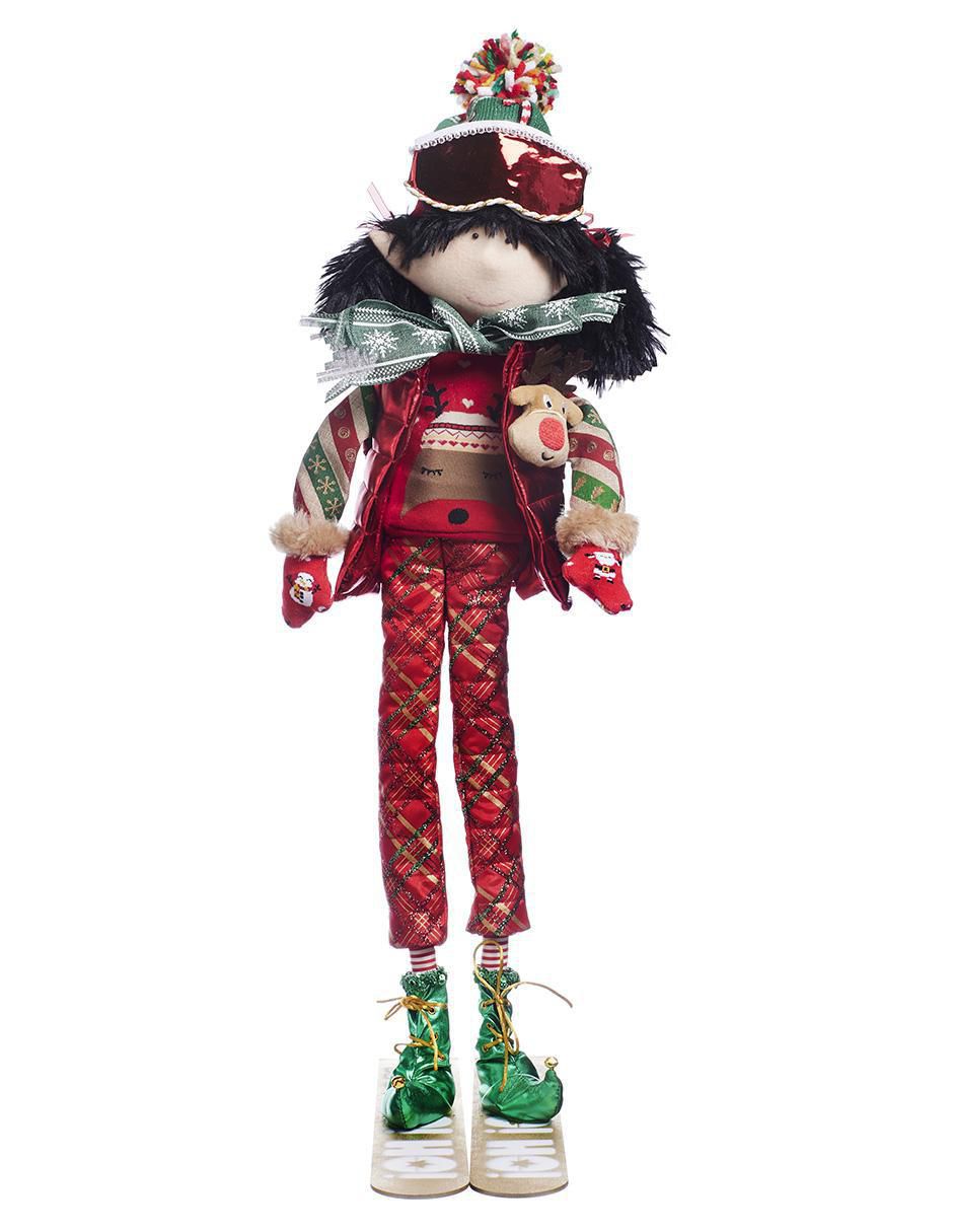 Ornamento Navidad duende Xmas Ski