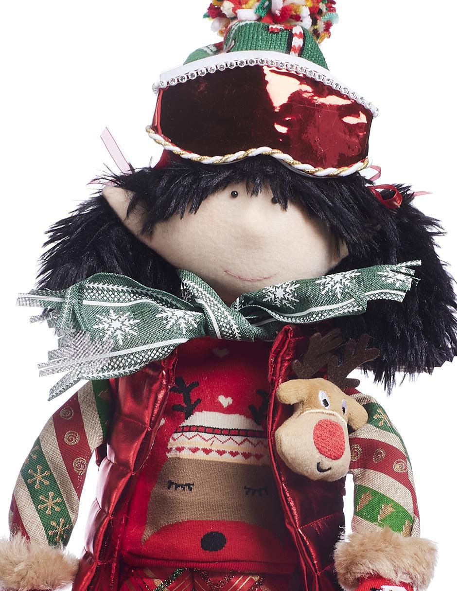 Ornamento Navidad duende Xmas Ski