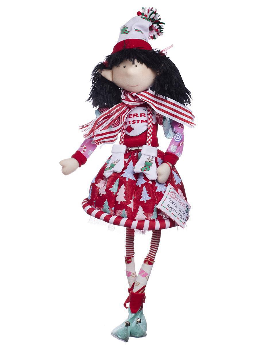 Ornamento Navidad duende Candy Cane 1