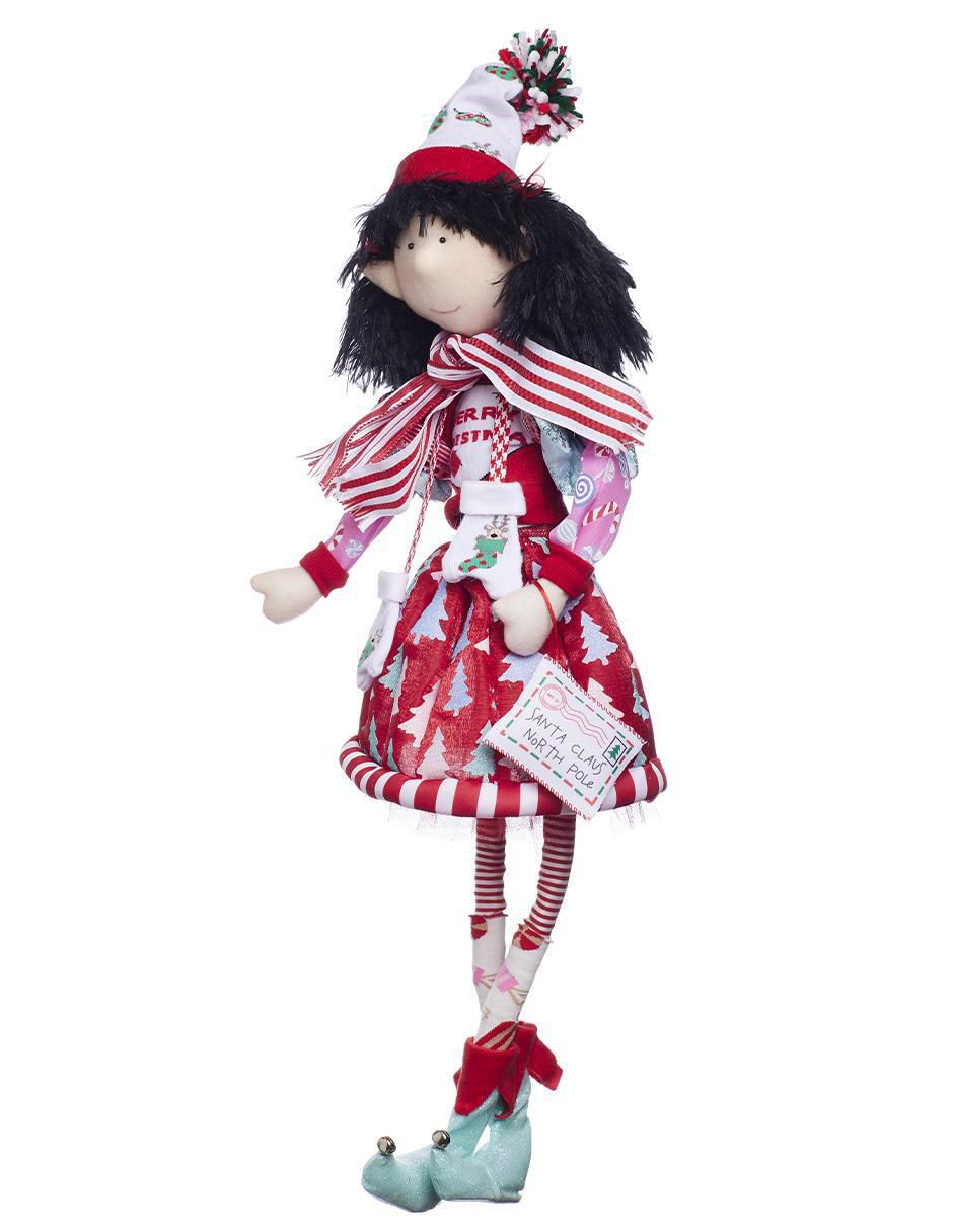 Ornamento Navidad duende Candy Cane 4