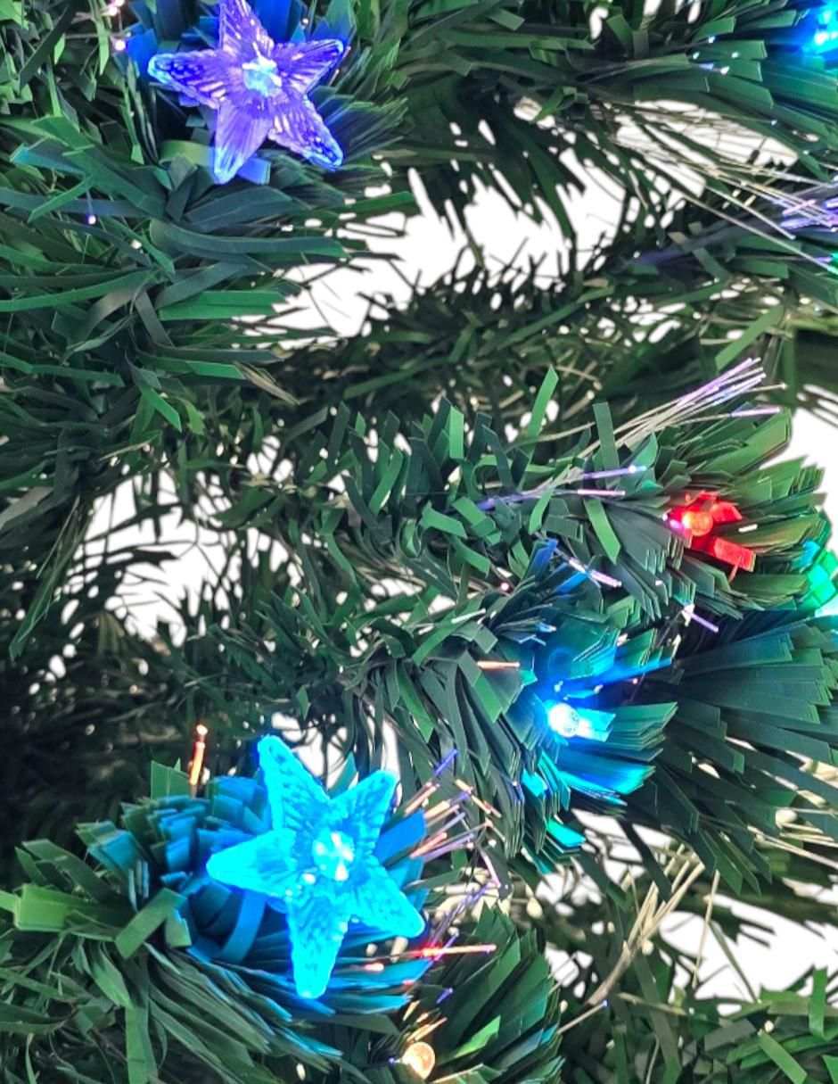Árbol de navidad Ultrabrillante de plástico con 200 luces