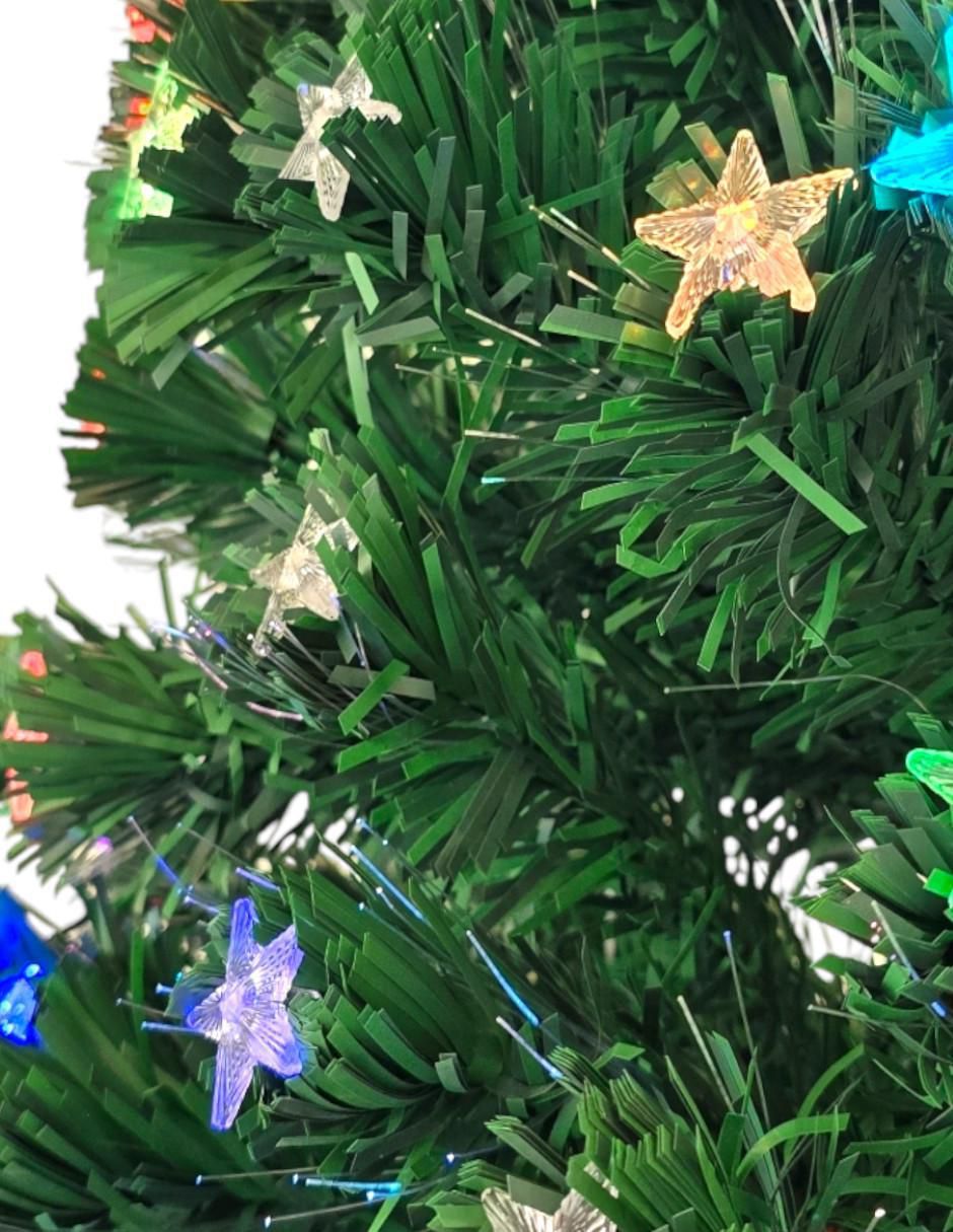 Árbol de navidad Ultrabrillante de plástico con 200 luces