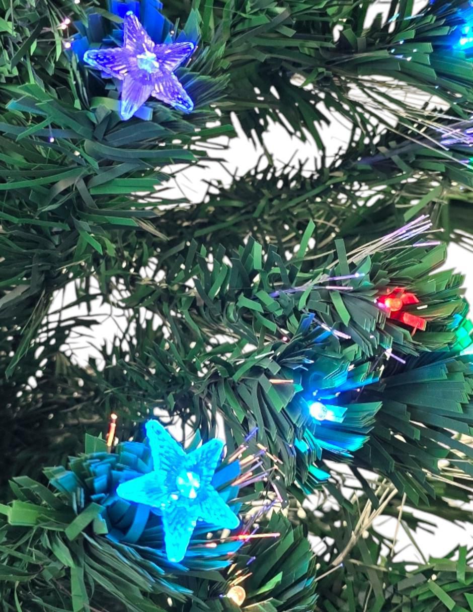 Árbol de navidad Ultrabrillante de plástico con 200 luces