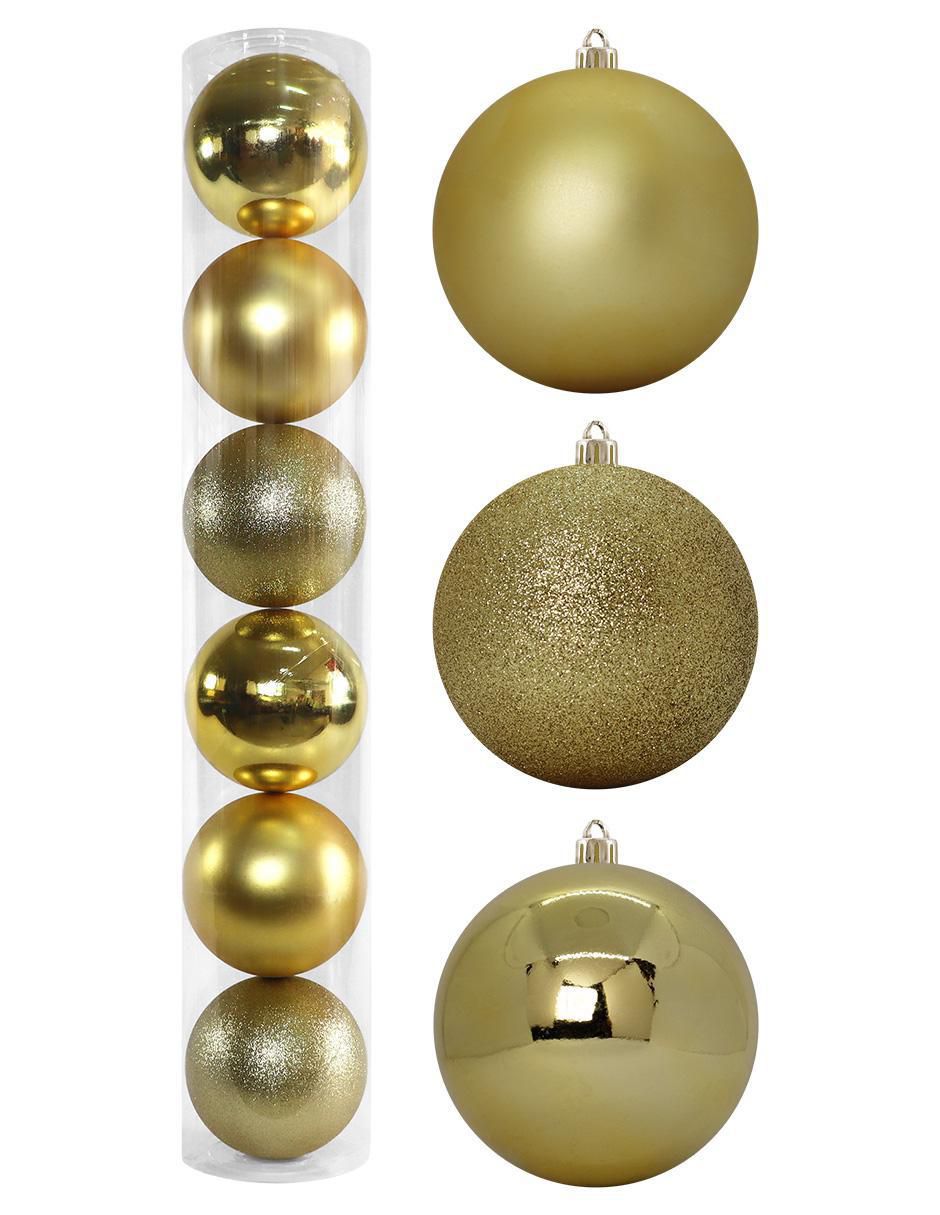 Set de esfera navideña con 6 piezas