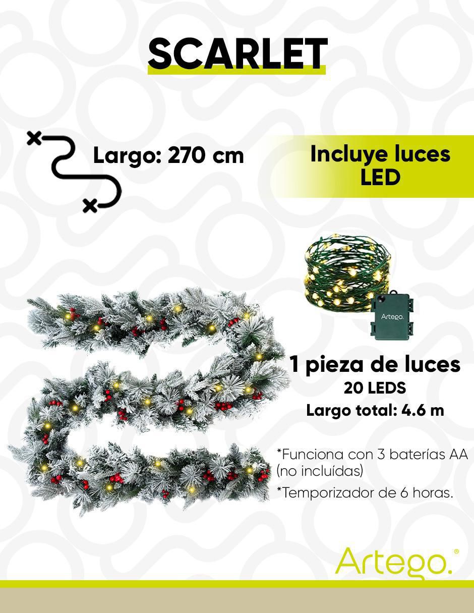 Guirnalda de guirnalda Scarlet con berries 270 cm 8