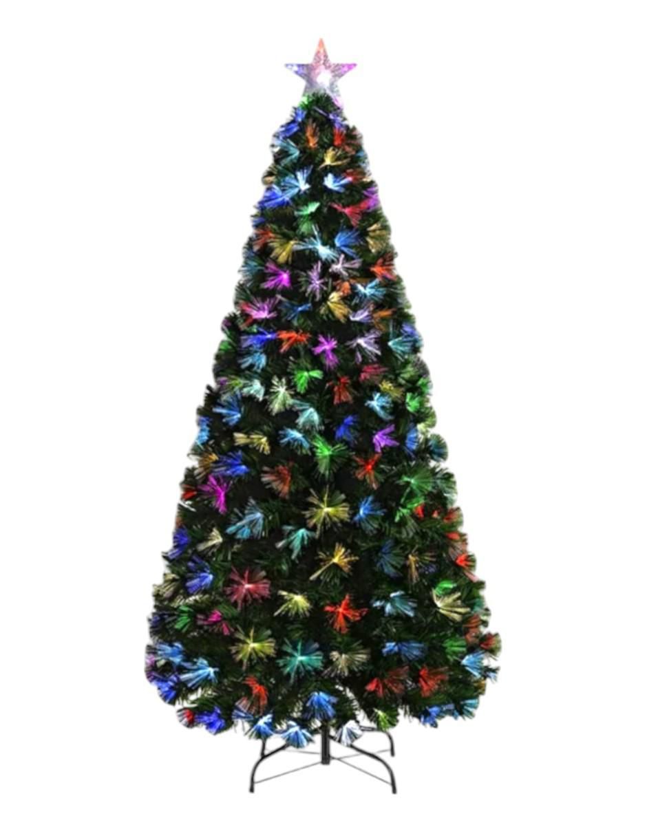 Árbol de navidad Ultrabrillante de plástico con 200 luces