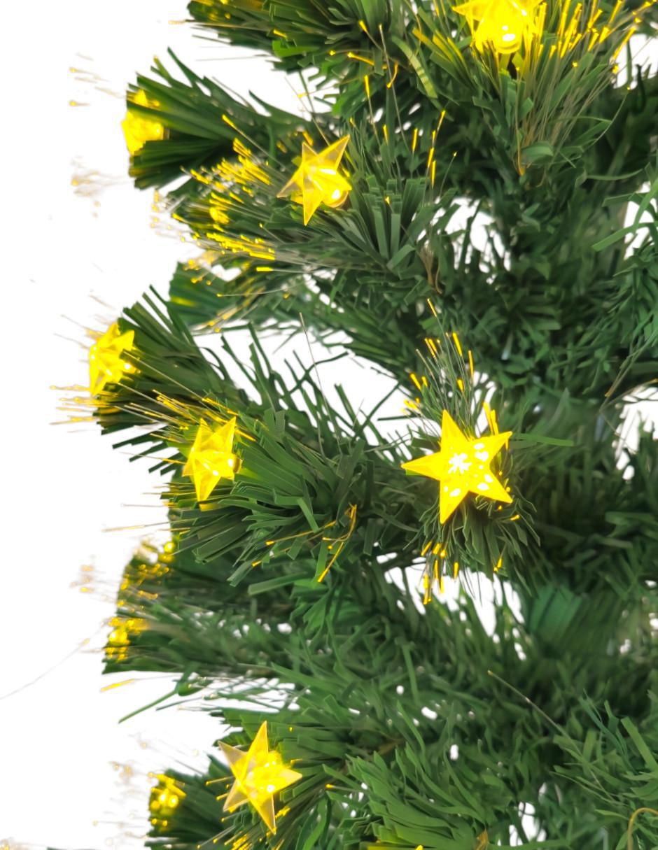 Árbol de navidad Ultrabrillante de plástico con 200 luces 5