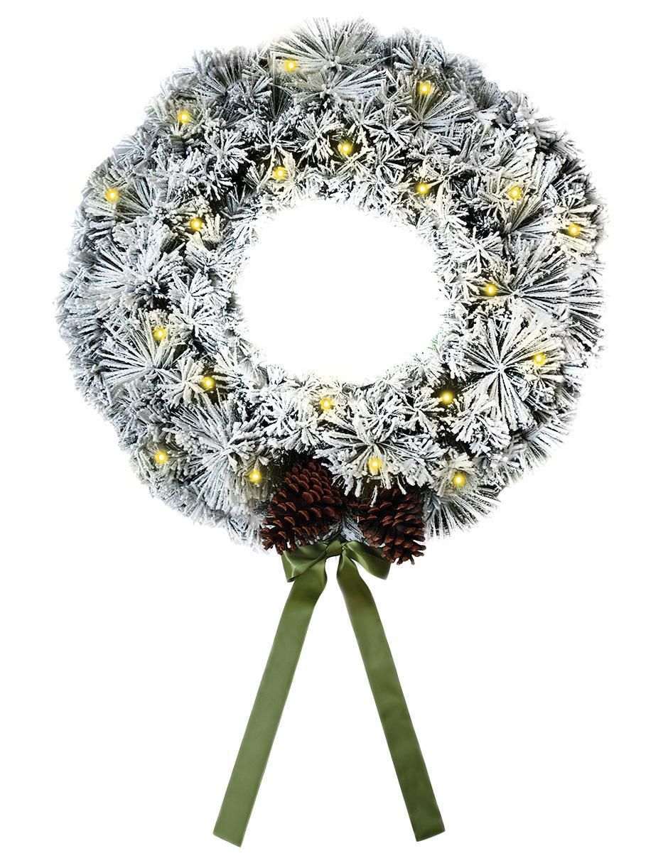 Corona navideña Artego Mistletoe Iluminada