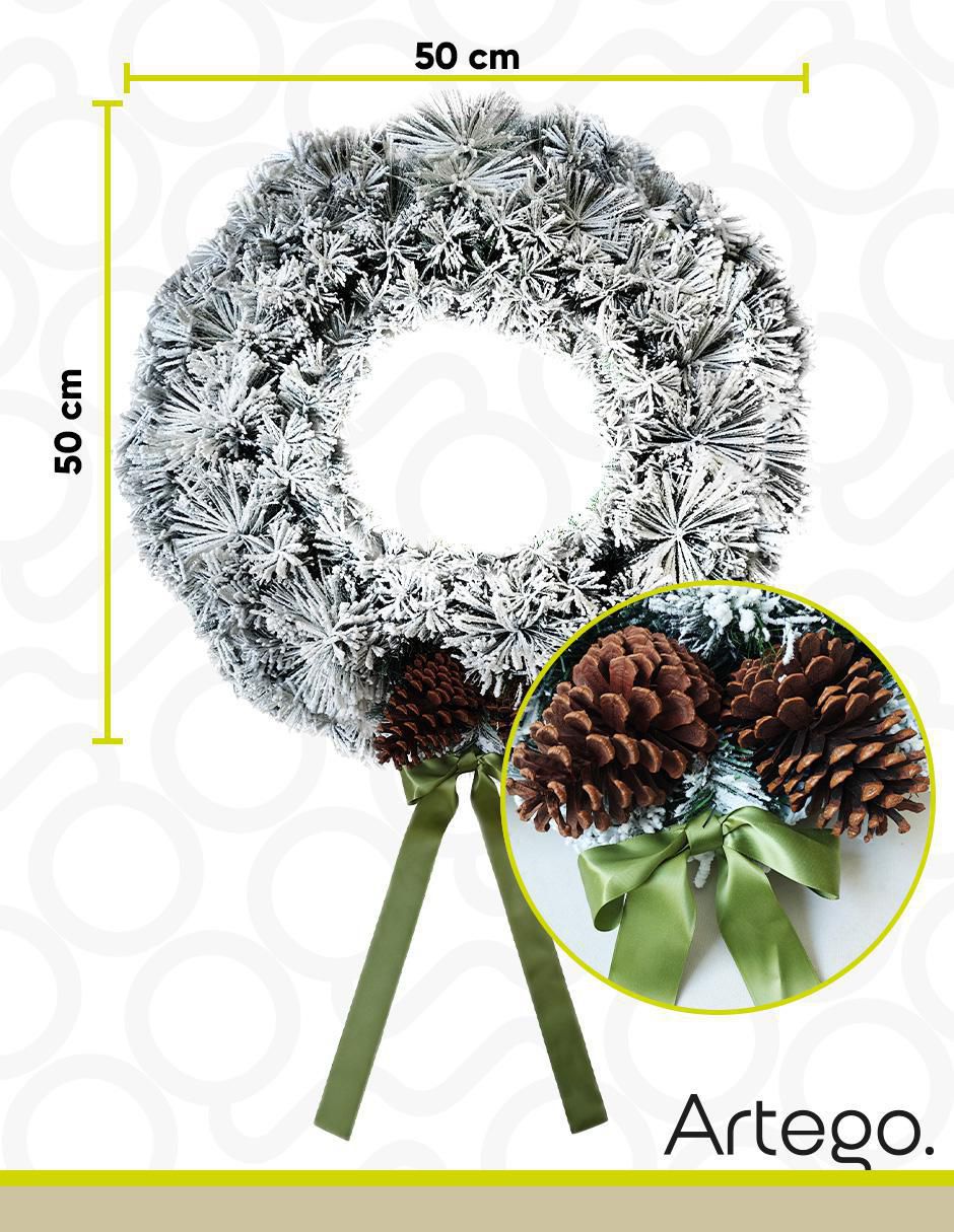 Corona navideña Mistletoe 6