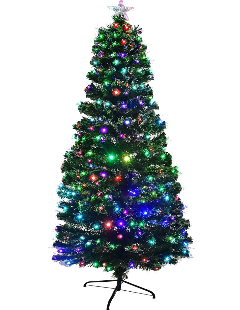 Árbol de navidad Ultrabrillante de plástico con 200 luces Árbol de navidad Ultrabrillante de plástico con 200 luces