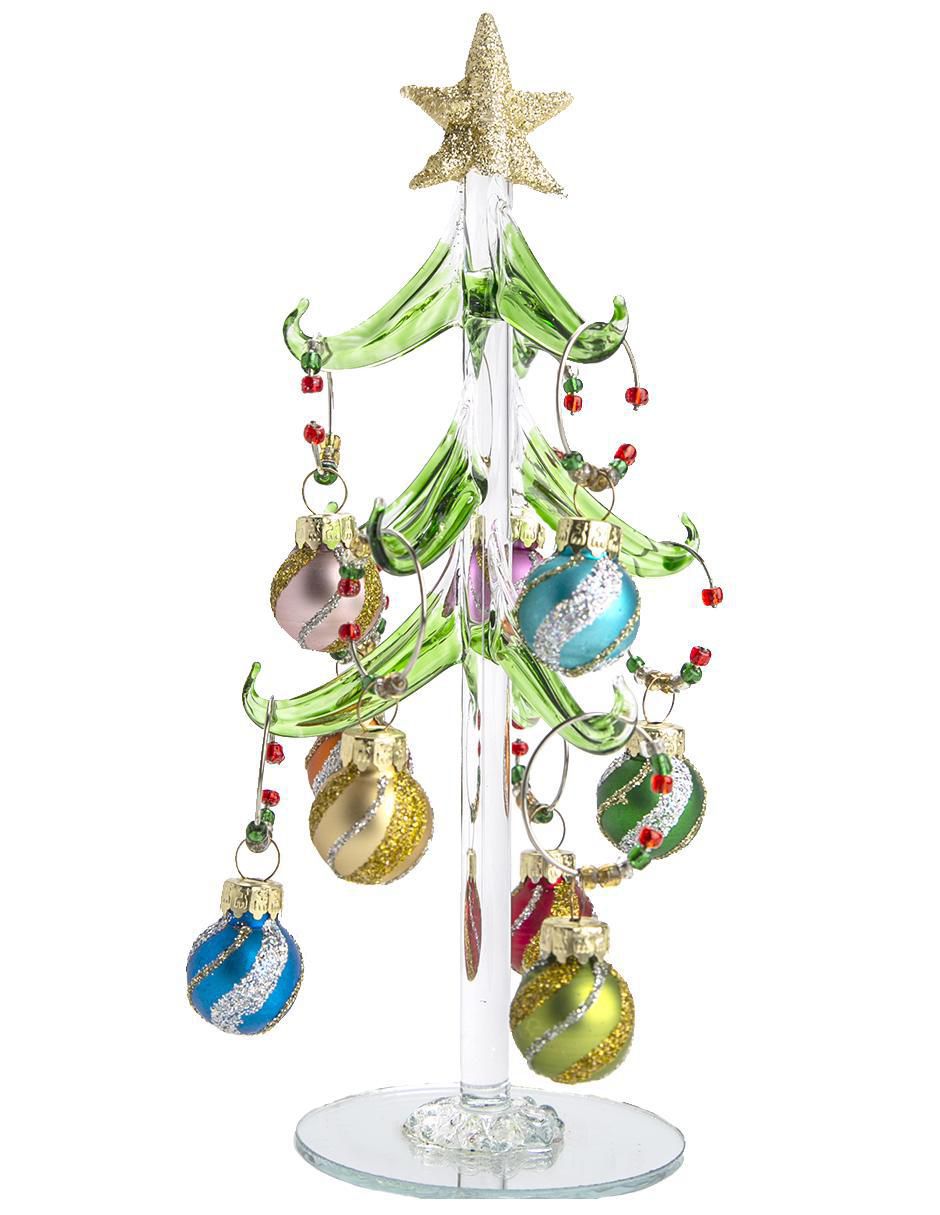 Figura decorativa de árbol de vidrio Figura decorativa de árbol de vidrio