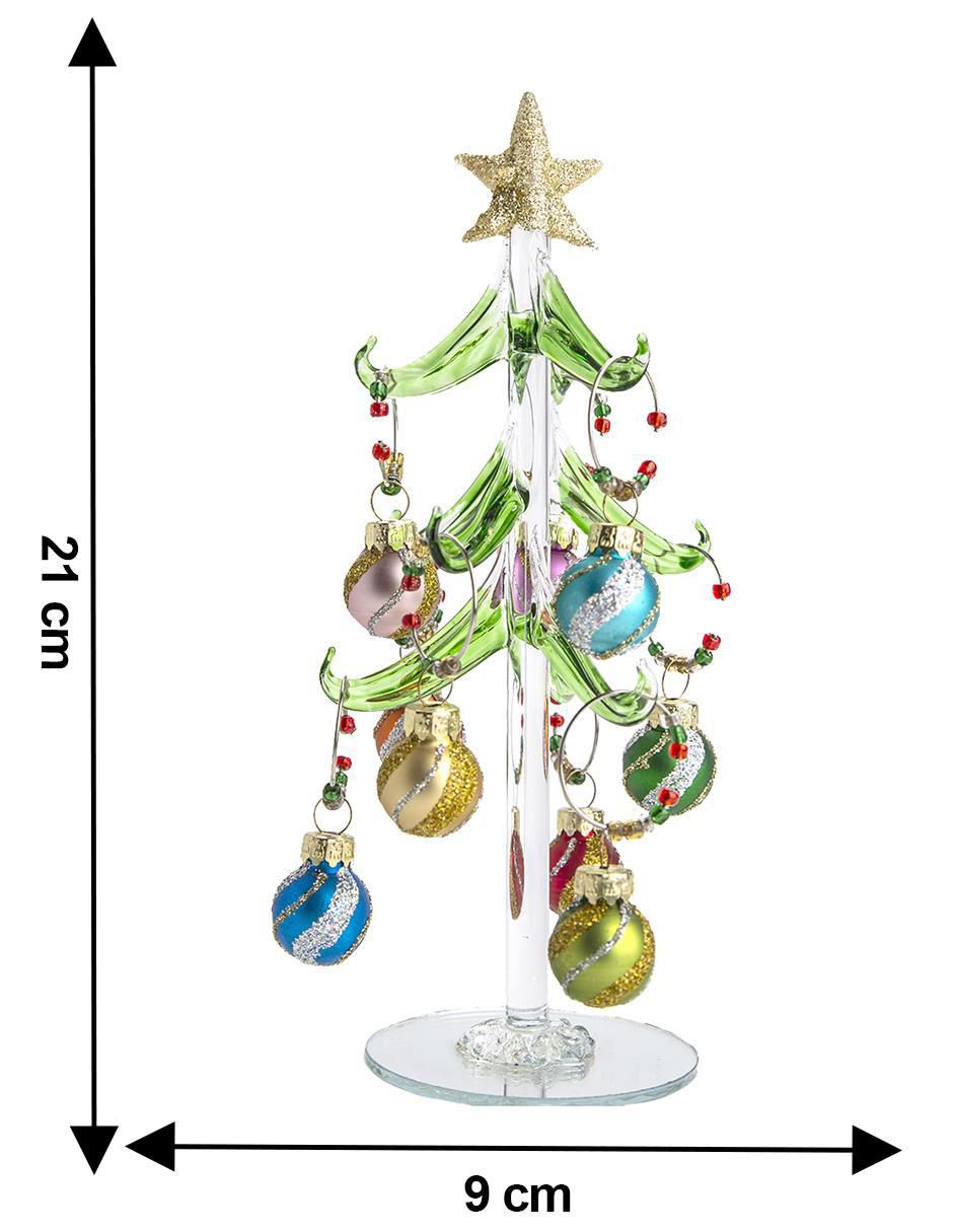 Figura decorativa de árbol de vidrio 5