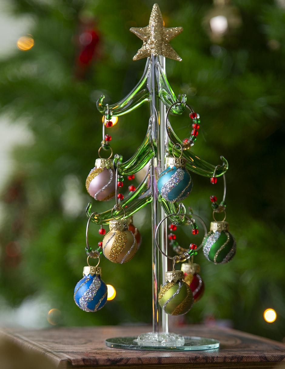 Figura decorativa de árbol de vidrio 2
