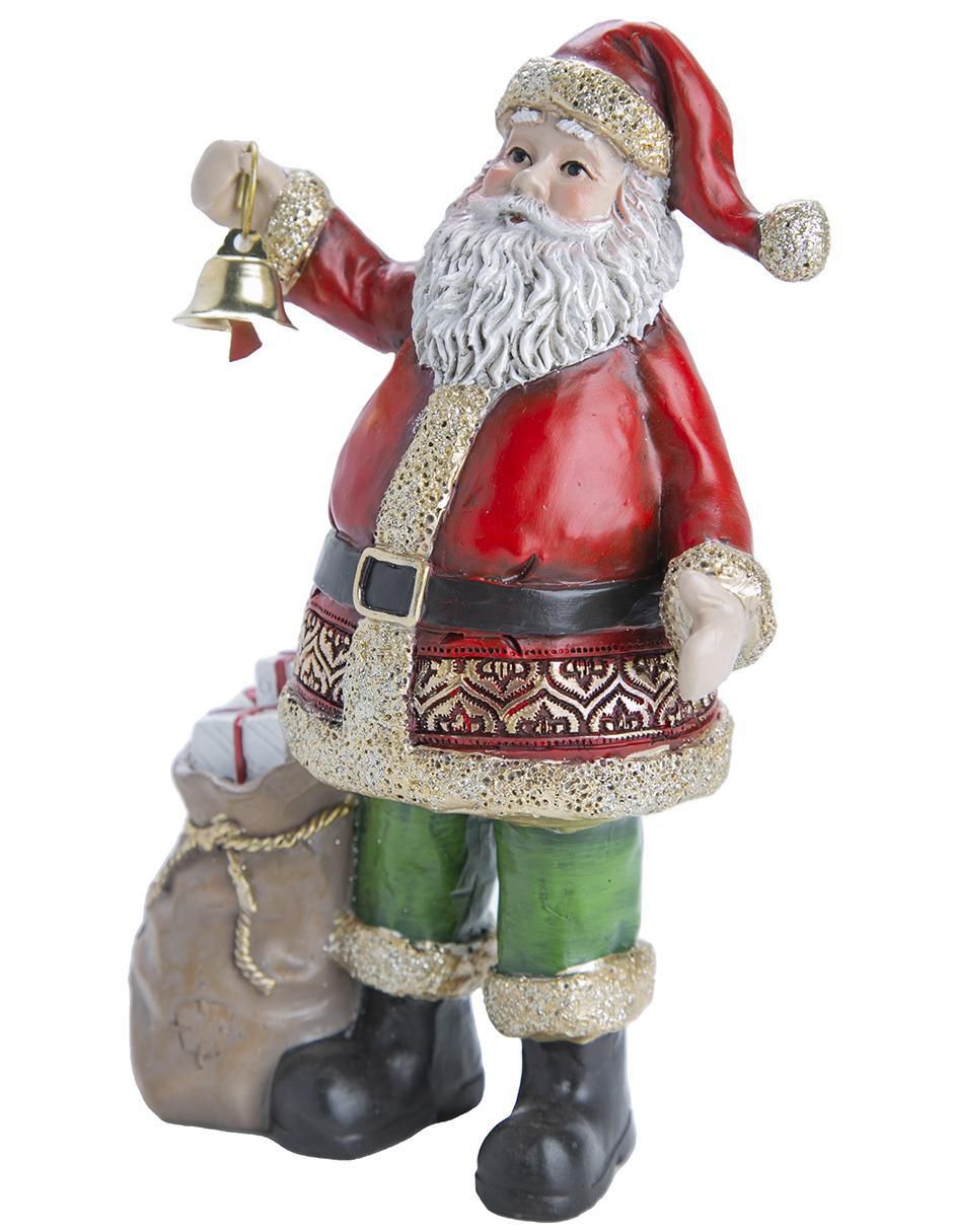 Figura decorativa de santa claus de resina 3