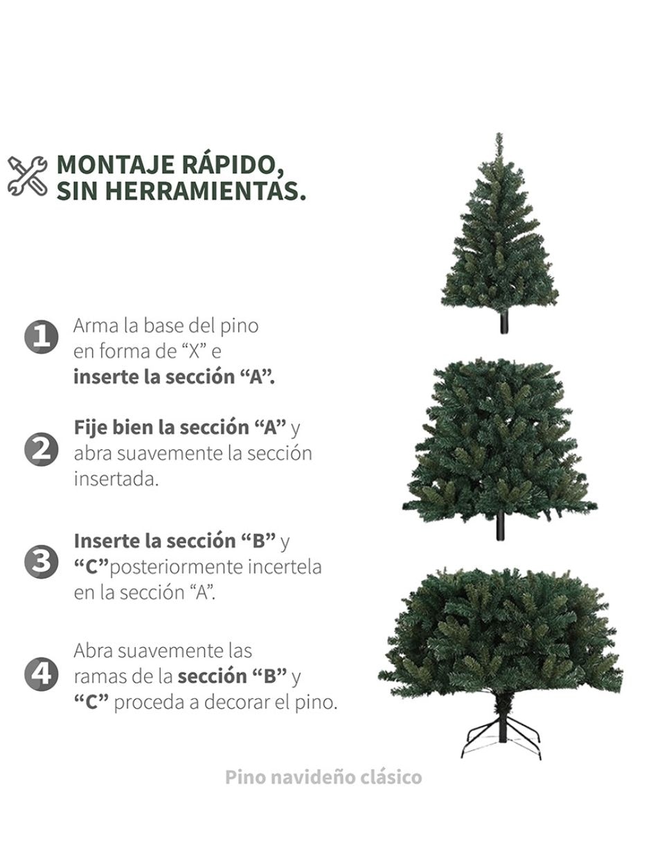 Árbol de navidad de plástico 5