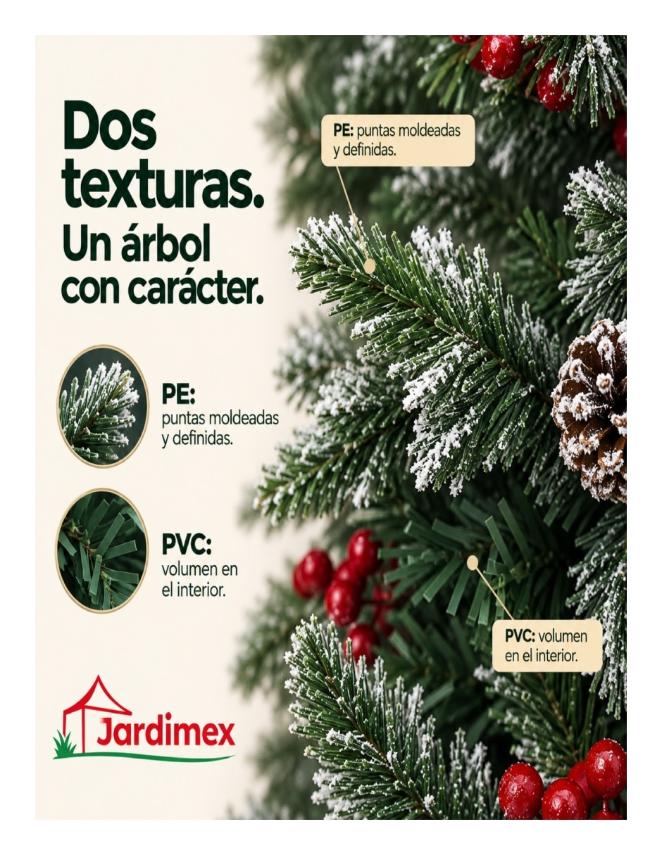 Árbol de navidad de plástico 5