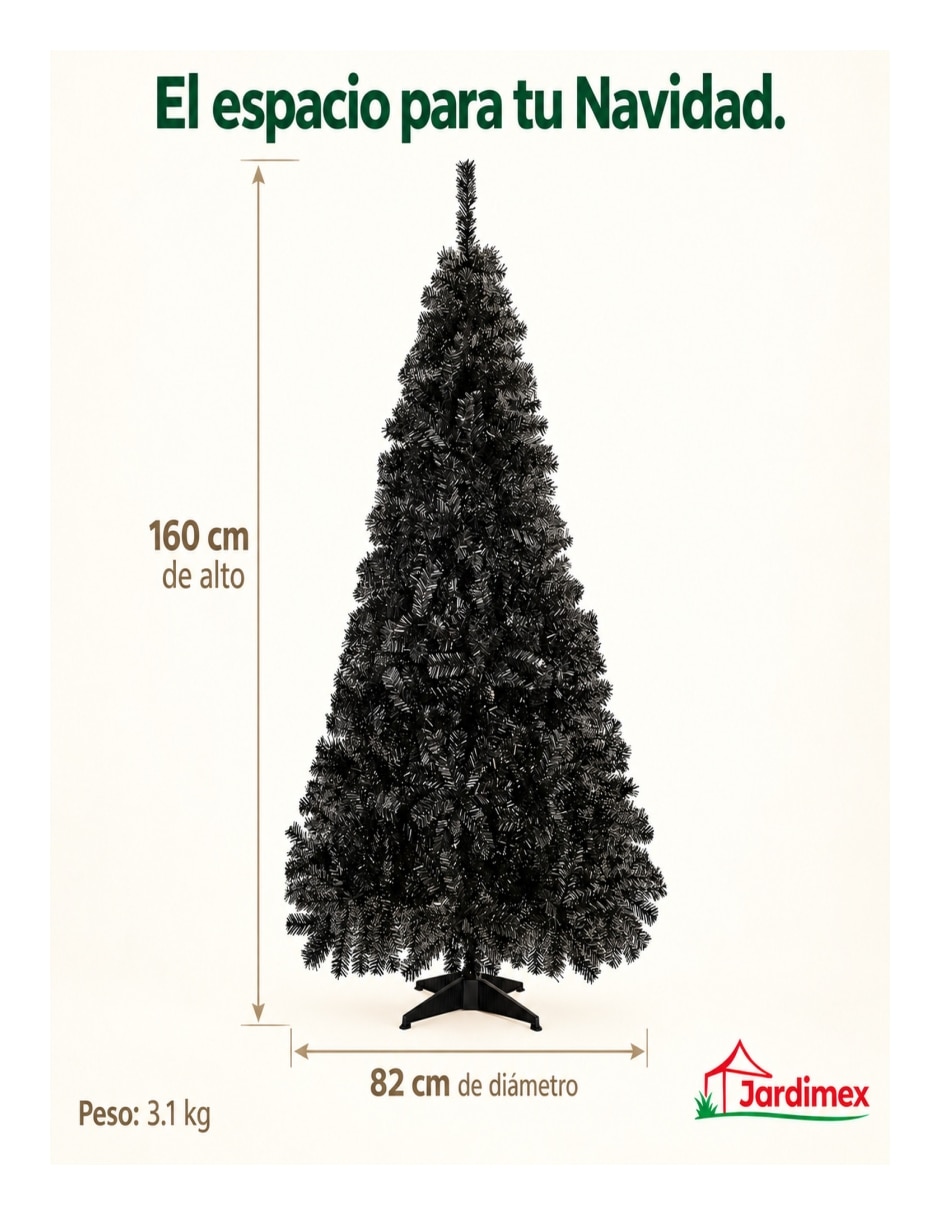 Árbol de navidad de plástico 8