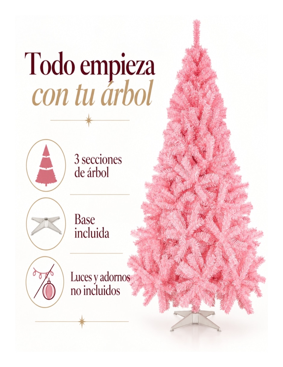 Árbol de navidad de plástico
