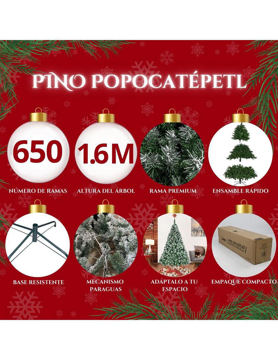 Árbol de navidad de plástico