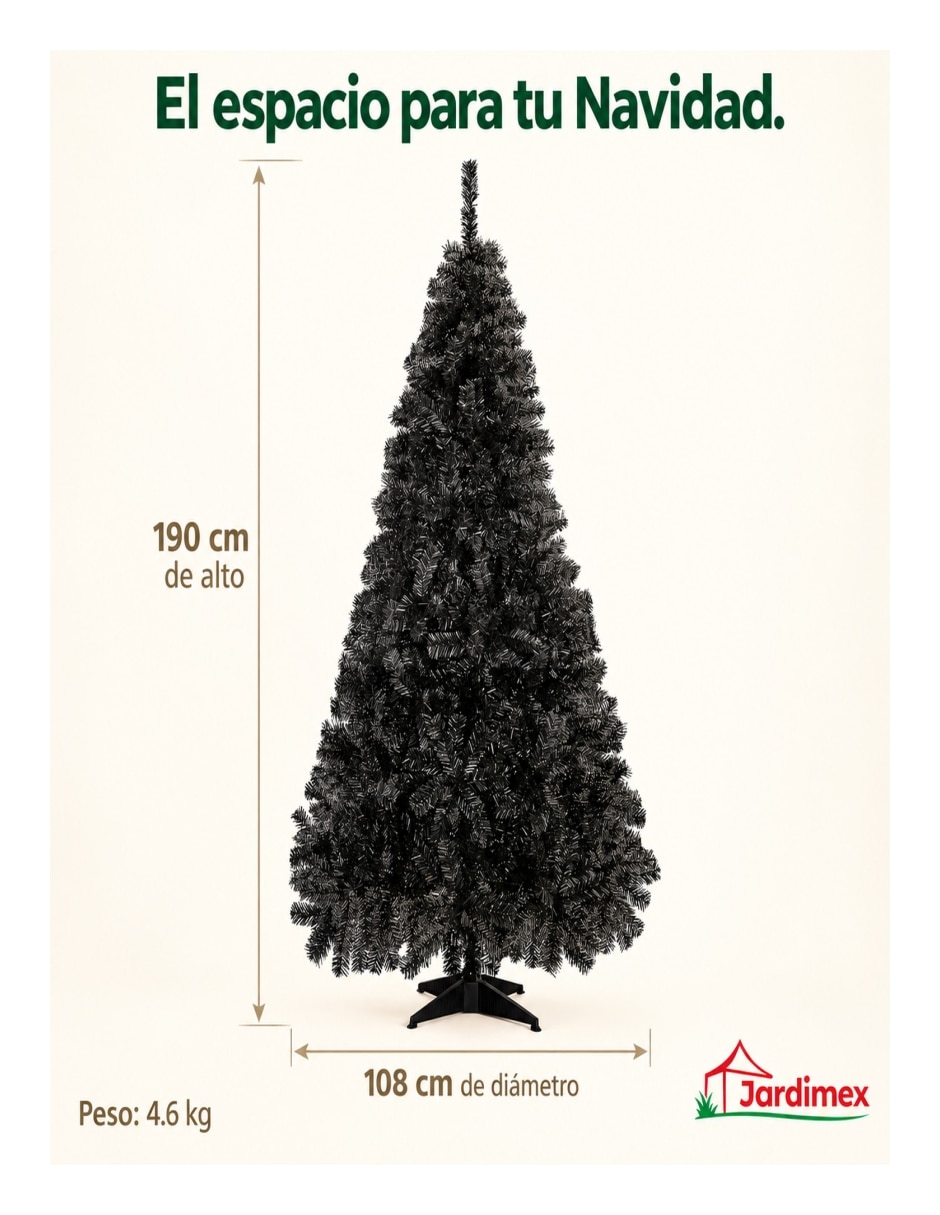 Árbol de navidad de plástico 8