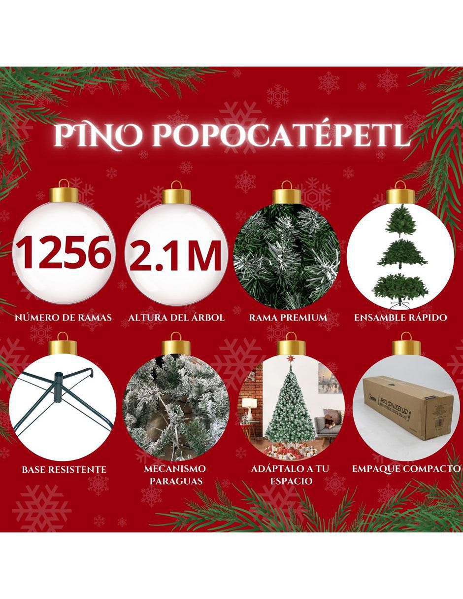 Árbol de navidad de plástico