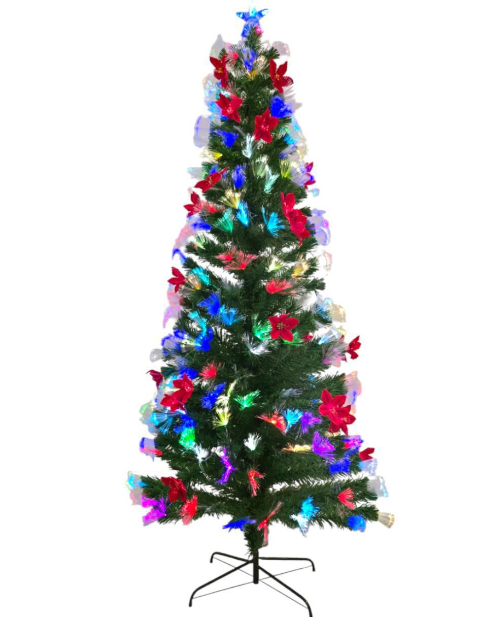 Árbol de navidad Ultrabrillante de plástico con 200 luces Árbol de navidad Ultrabrillante de plástico con 200 luces