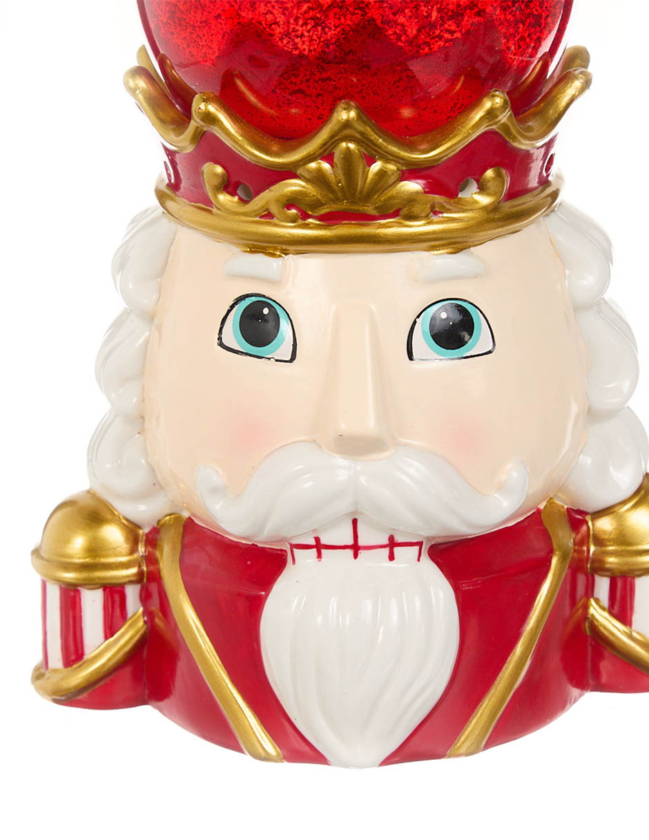 Figura decorativa de cascanueces de cerámica 4