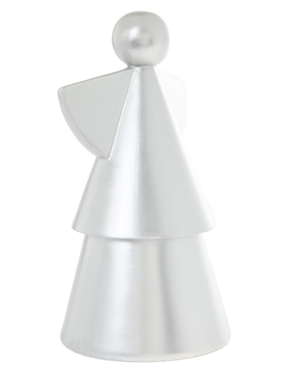 ÁNGEL GEOMÉTRICO PLATEADO 2