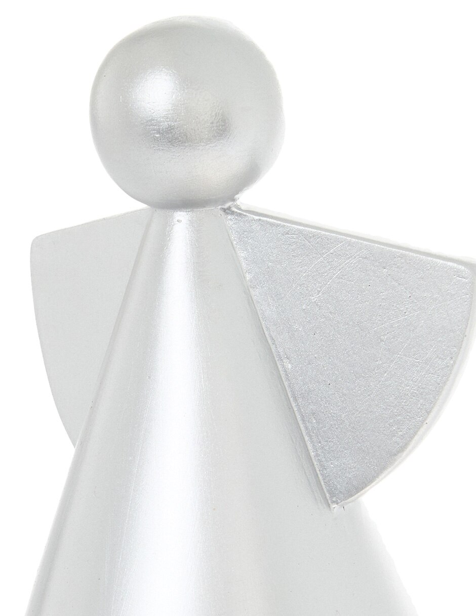ÁNGEL GEOMÉTRICO PLATEADO 5