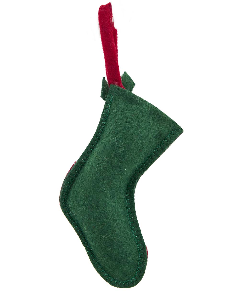 Ornamento Navidad bota navideña 2