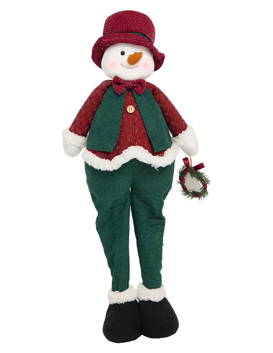 Figura de tela Navidad Roja Figura de tela Navidad Roja
