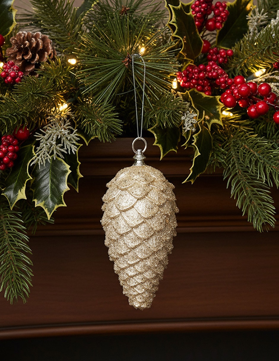 Ornamento Navidad piña 2