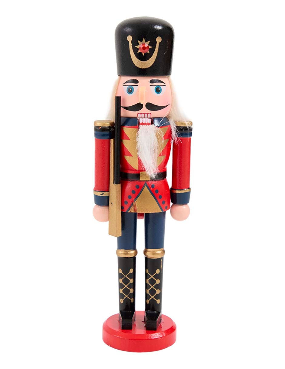 Figura decorativa navideña de madera