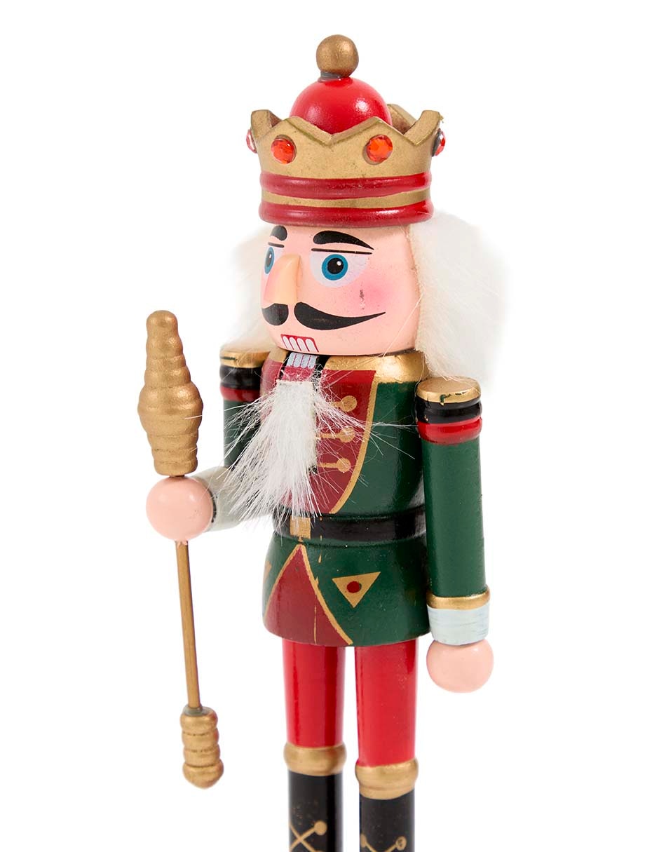 Figura decorativa navideña de madera 4