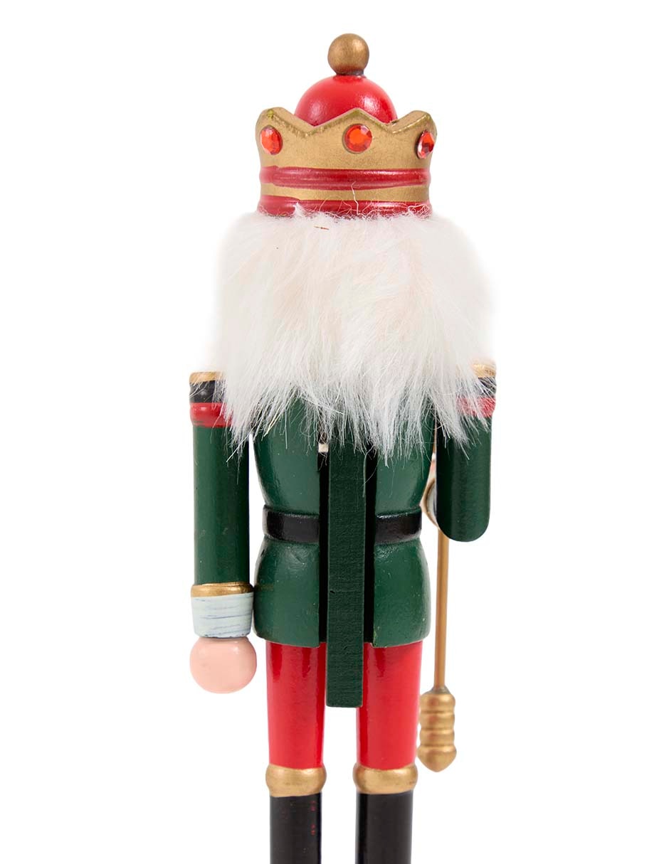 Figura decorativa navideña de madera 5
