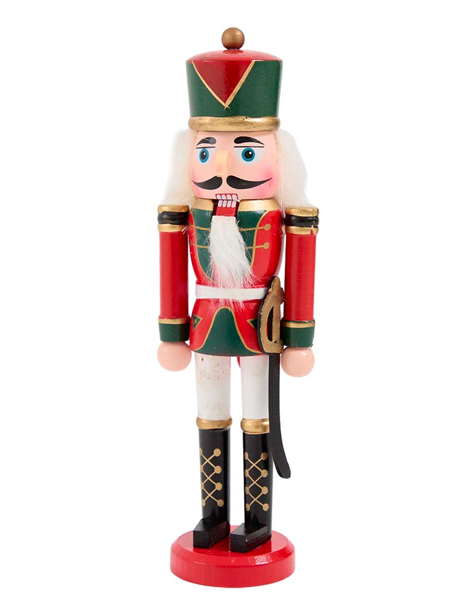 Figura decorativa navideña de madera 2