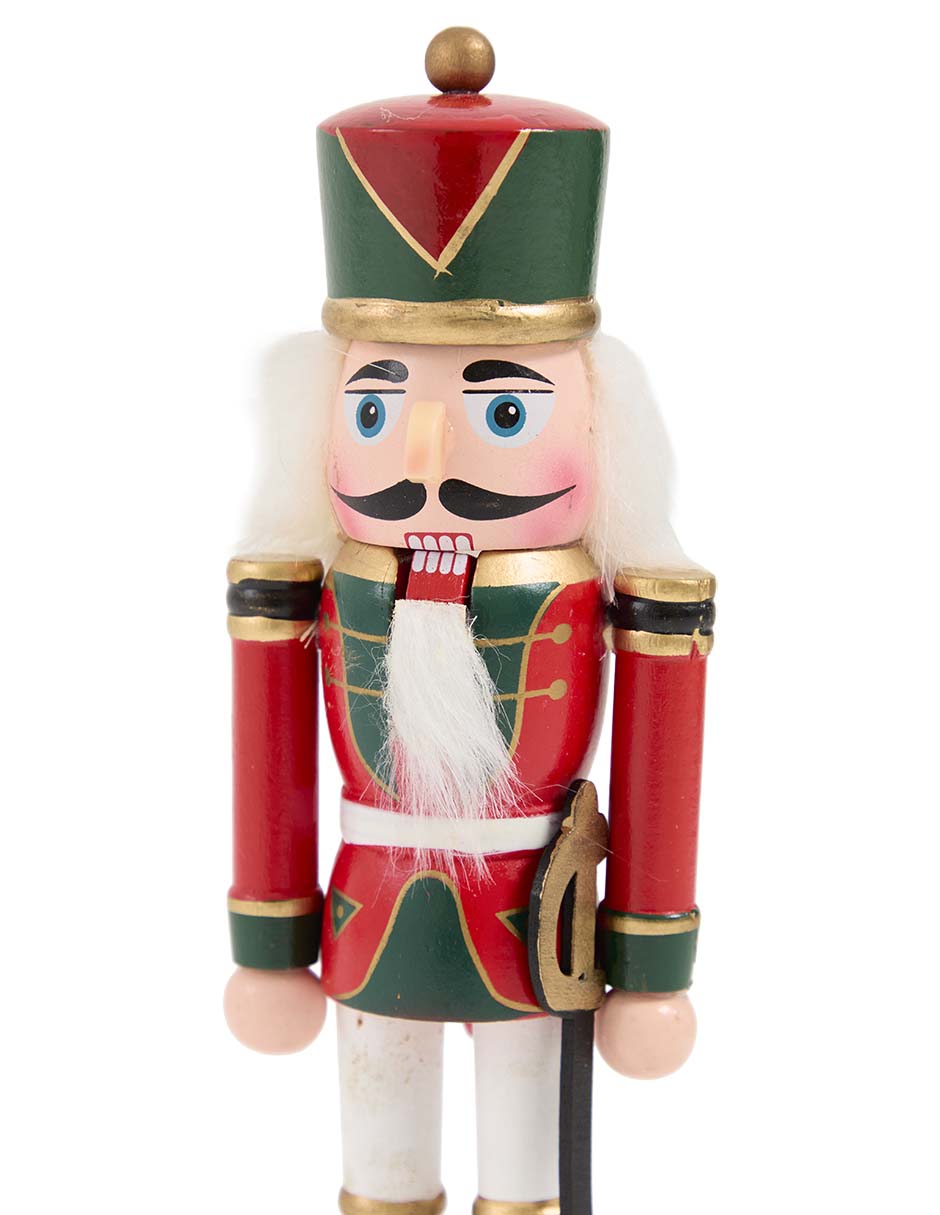 Figura decorativa navideña de madera 5