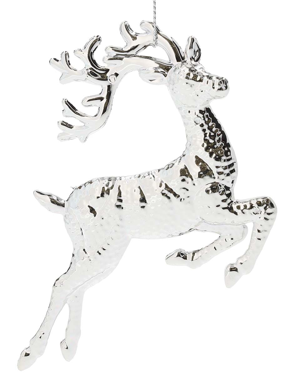 Ornamento Navidad reno Metallic