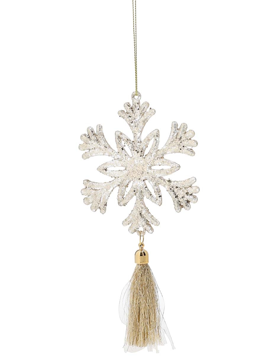 Ornamento Navidad copo de nieve Esplendor