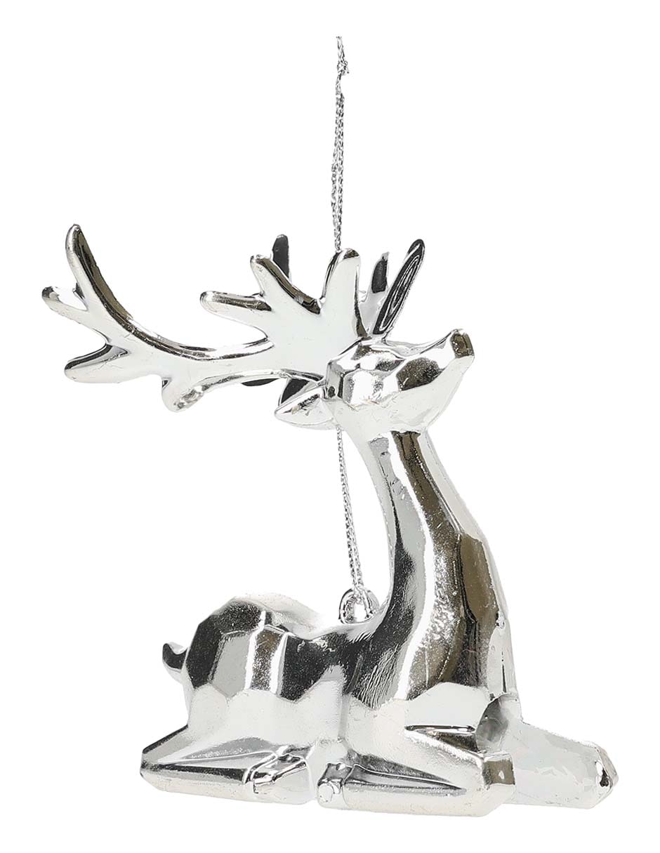 Ornamento Navidad reno Metallic